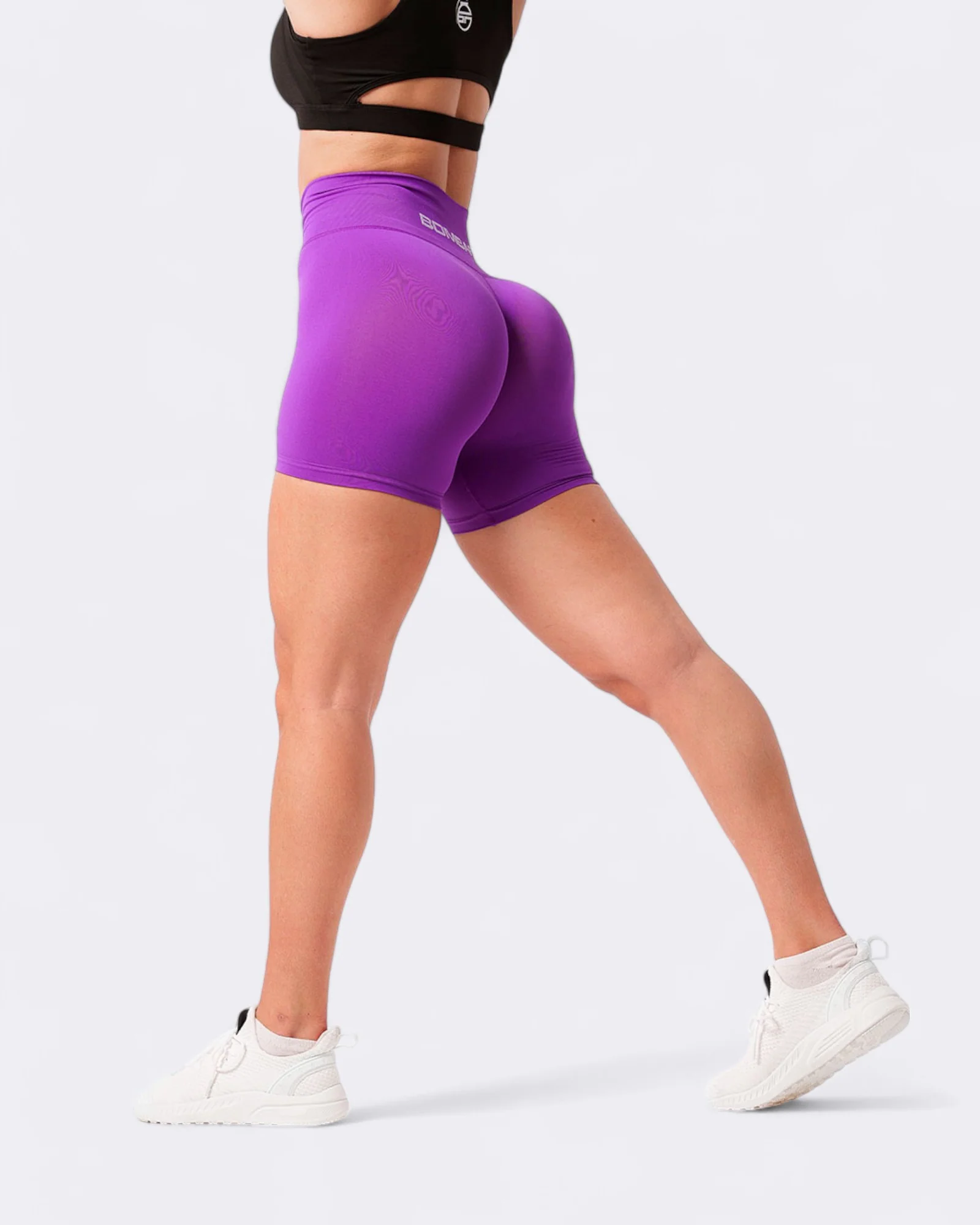 Atena Shorts Leggings - Purple - Image 3