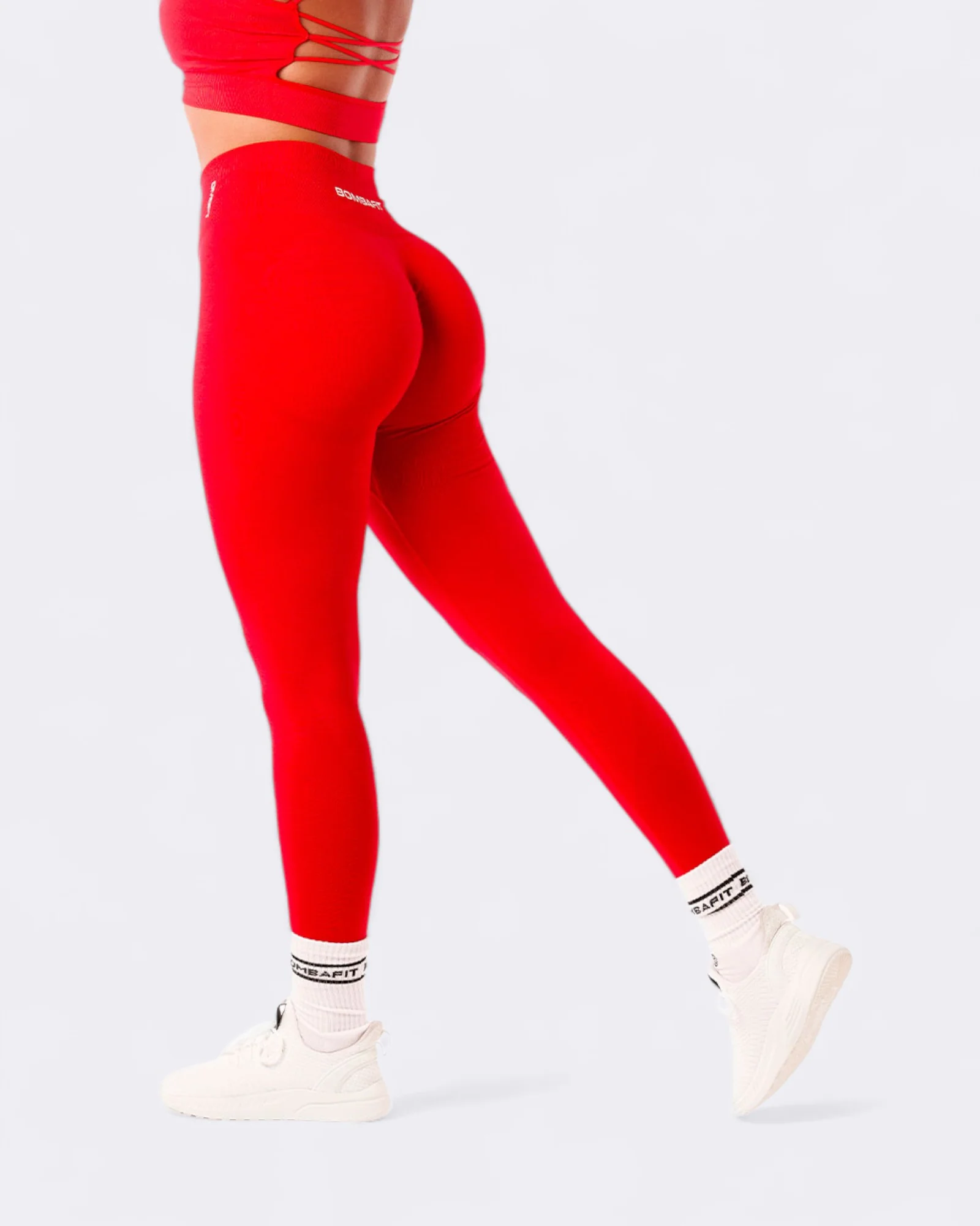 Honey Leggings Push Up - Rosso - Image 3