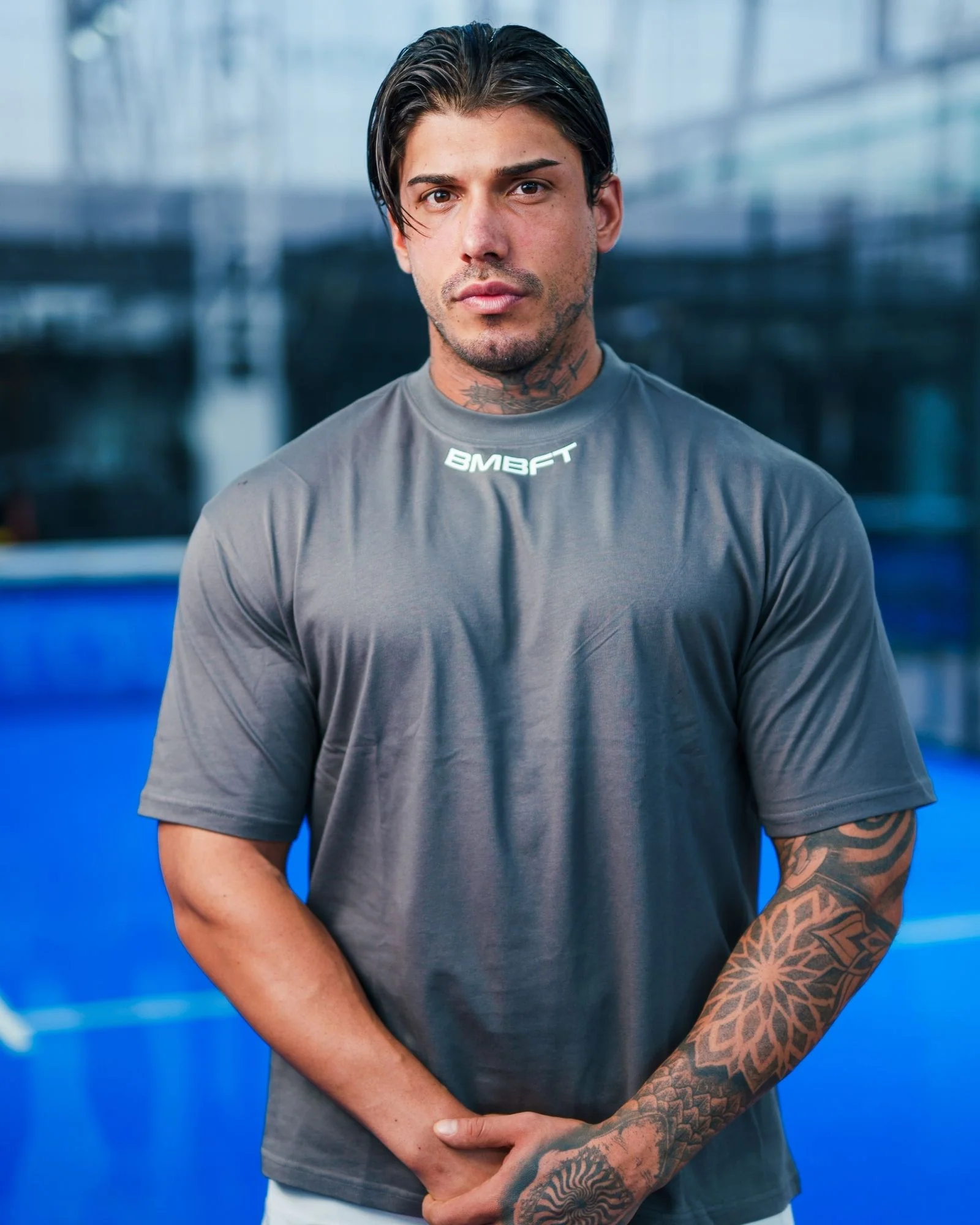 T-shirt Oversize Gymbro - Grigio - Image 3