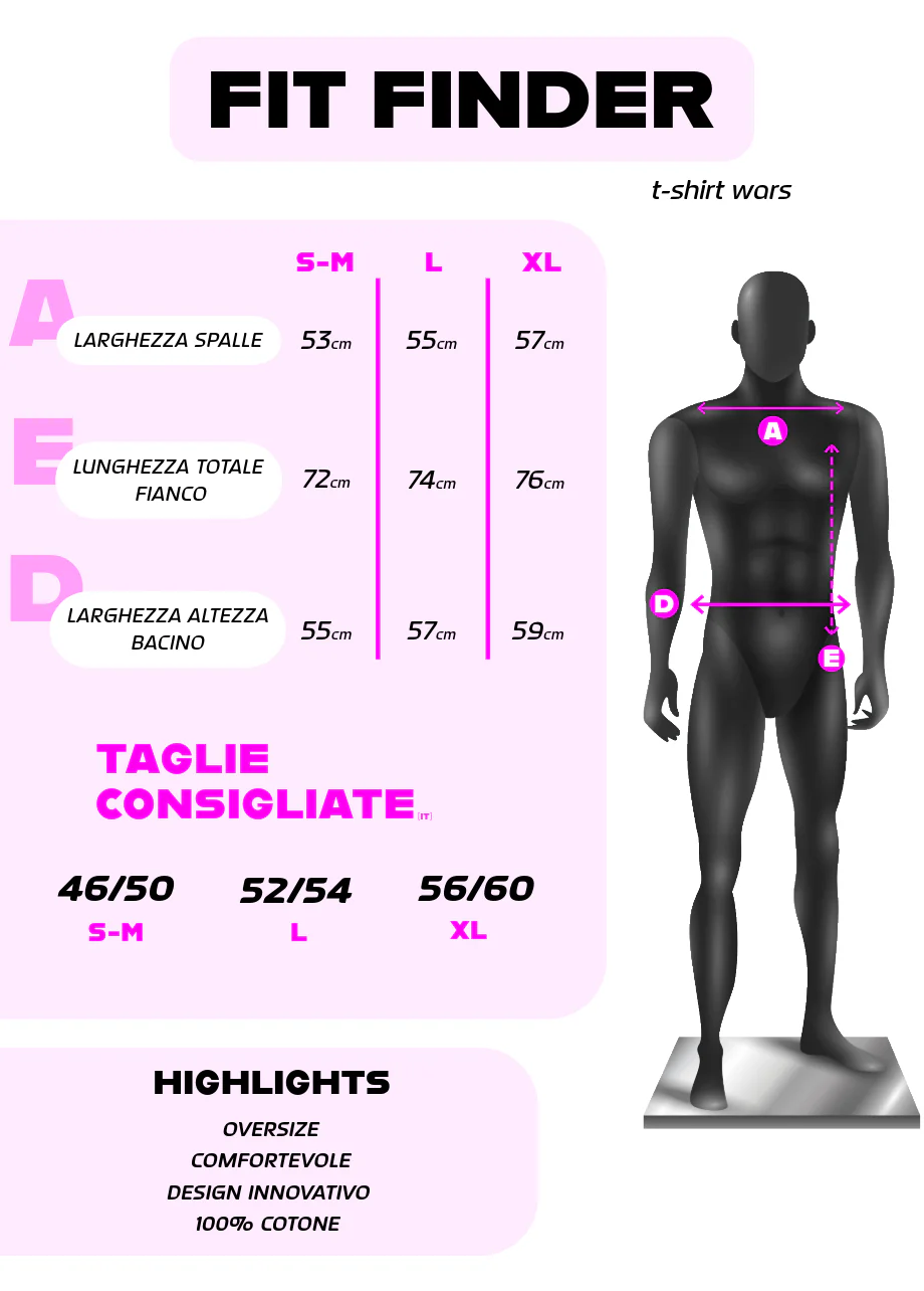 T-shirt Oversize Wars - Purple - Image 3